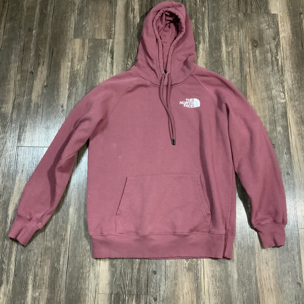 The North Face Women’s Medium Burgundy Hoodie With White Logo Classic Line